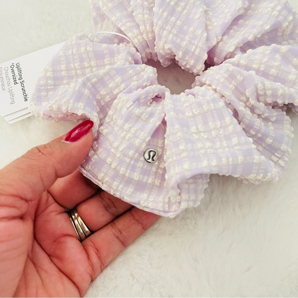 Lululemon Oversized Lavender Scrunchie - Picture 4 of 5
